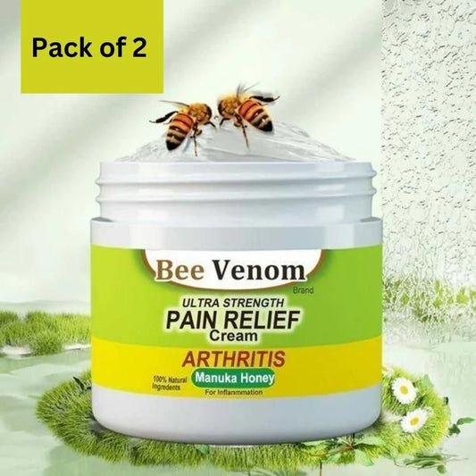 Bee Venom Ultra Strength Pain Relief Cream| Buy 1, Get 1 FREE! 🔥